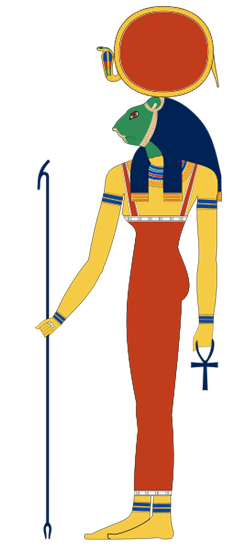 Resor till Egypten, gudinna Sekhmet